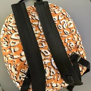 Ted Baker London puffer Orange Leopard Print Backpack NWT Ted Baker London Leopard Print Puffer Backpack with  main image 3